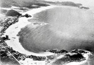 Vista area Astrias, Pitangueiras e Ensesada (dcada de 60)